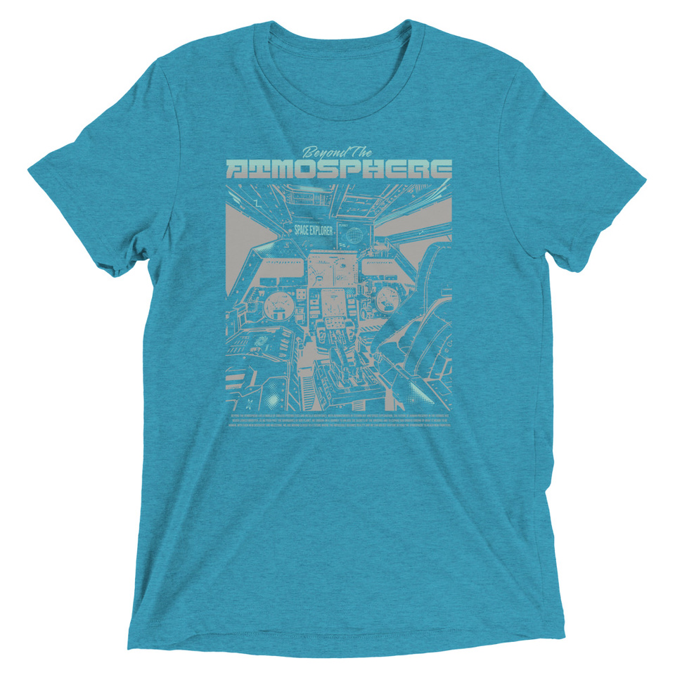 Beyond The Atmosphere Unisex Tri-Blend T-Shirt