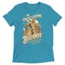 Bigfoot Legend  - Appalachian Forest Unisex Tri-Blend T-Shirt