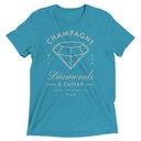 Black Diamonds - Elegant Unisex Tri-Blend T-Shirt