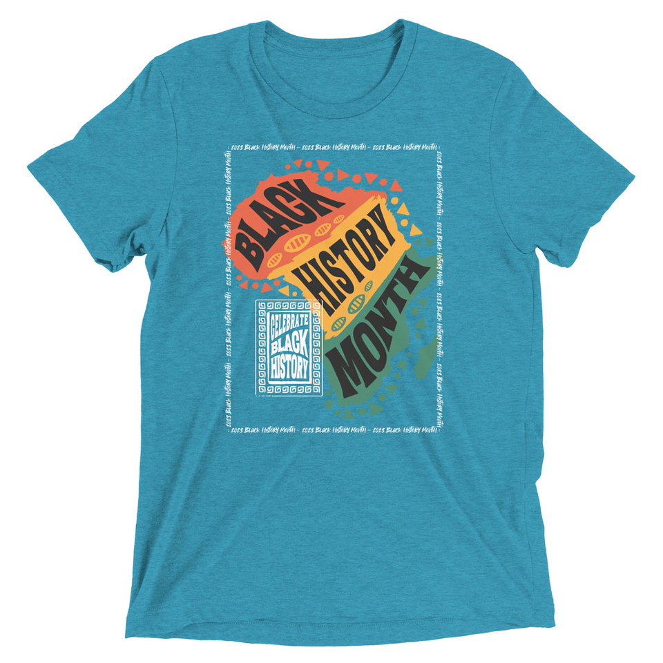 Black History Month - Tribal History Unisex Tri-Blend T-Shirt