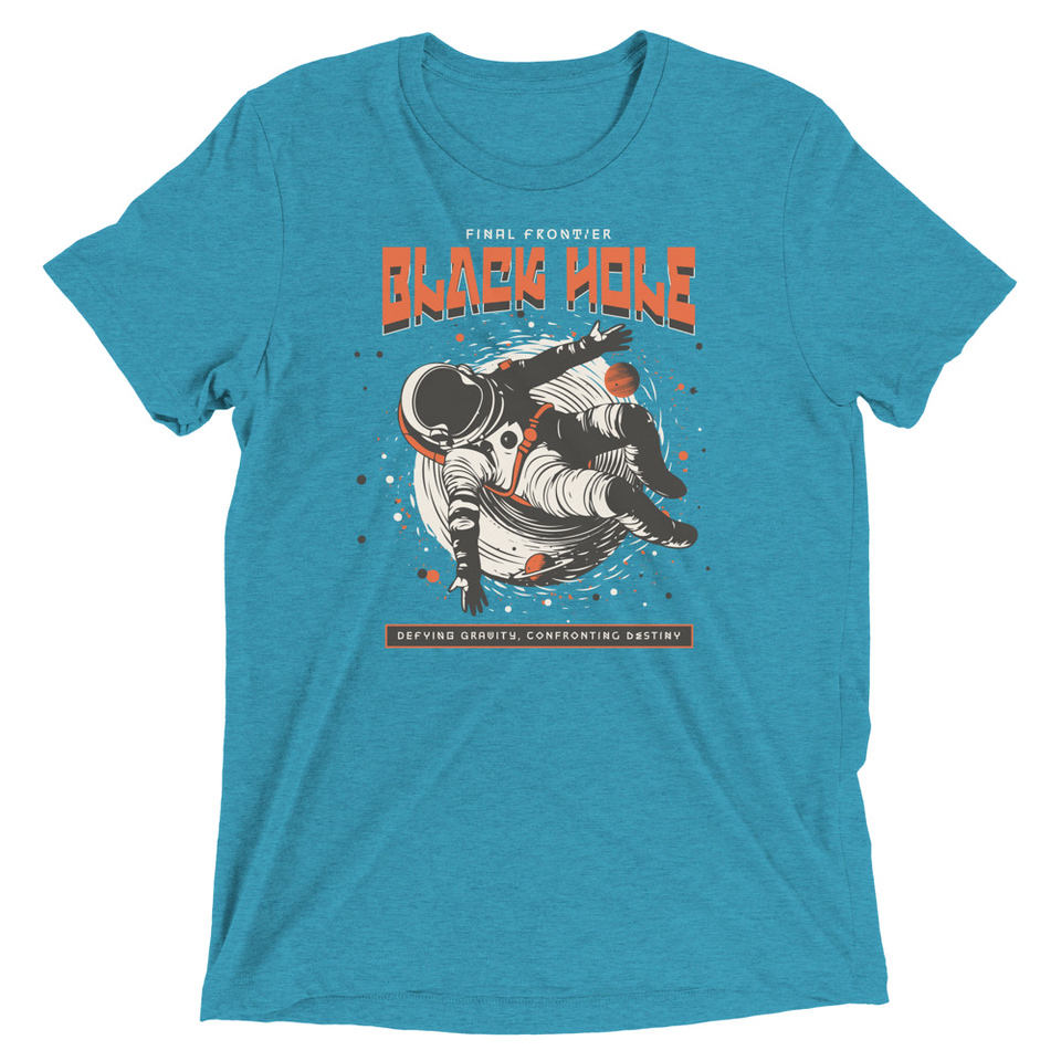 Black Hole Unisex Tri-Blend T-Shirt