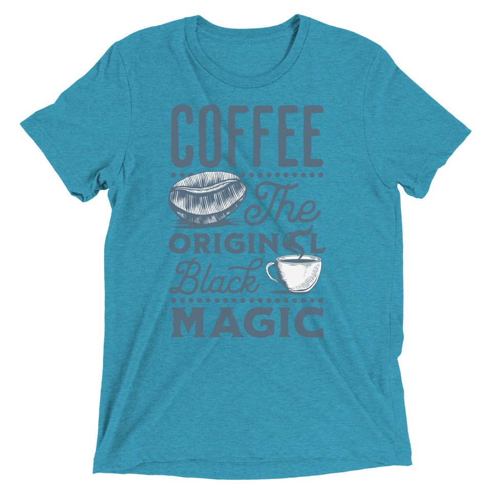 Black Magic Coffee - Simple Cup Unisex Tri-Blend T-Shirt