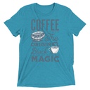 Black Magic Coffee - Simple Cup Unisex Tri-Blend T-Shirt