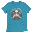 Black Metal - Hardcore skull theme design Unisex Tri-Blend T-Shirt