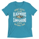 Blackwoods Campground - Mountain Adventure Unisex Tri-Blend T-Shirt