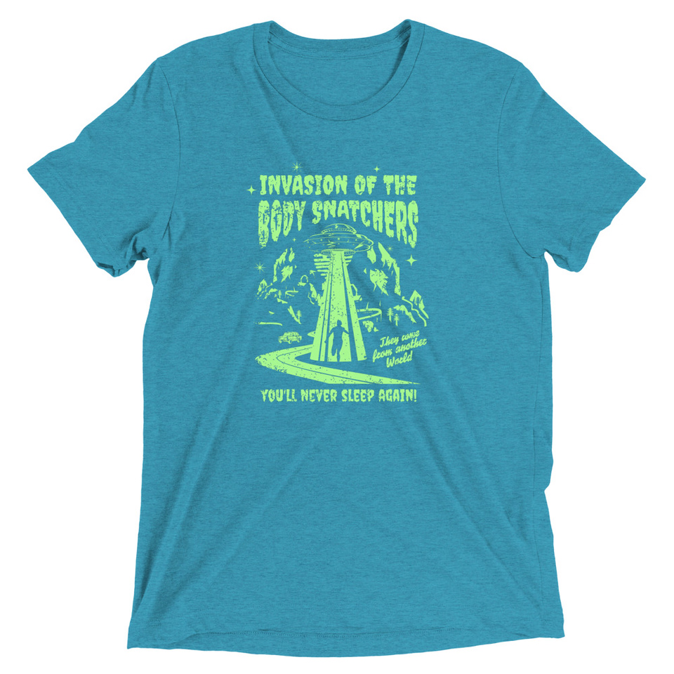 Body Snatchers - UFO Invasion Unisex Tri-Blend T-Shirt