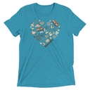 Boho Girl Poster Unisex Tri-Blend T-Shirt