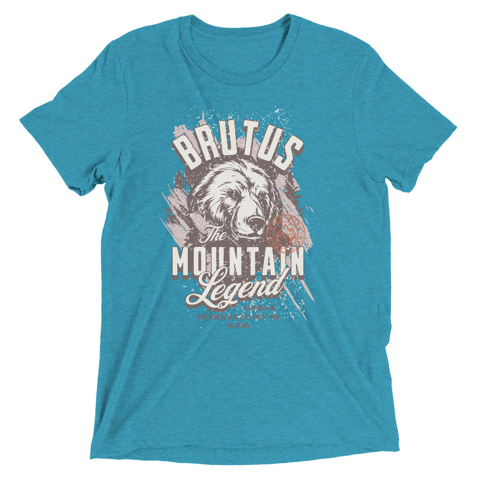 Brutus Mountain Legend Unisex Tri-Blend T-Shirt