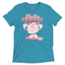 Burger Mascot Unisex Tri-Blend T-Shirt