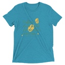 Caffeine Cartoon Unisex Tri-Blend T-Shirt