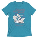 California Beach Surfing Unisex Tri-Blend T-Shirt
