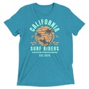 California Surf Riders - Beach Unisex Tri-Blend T-Shirt
