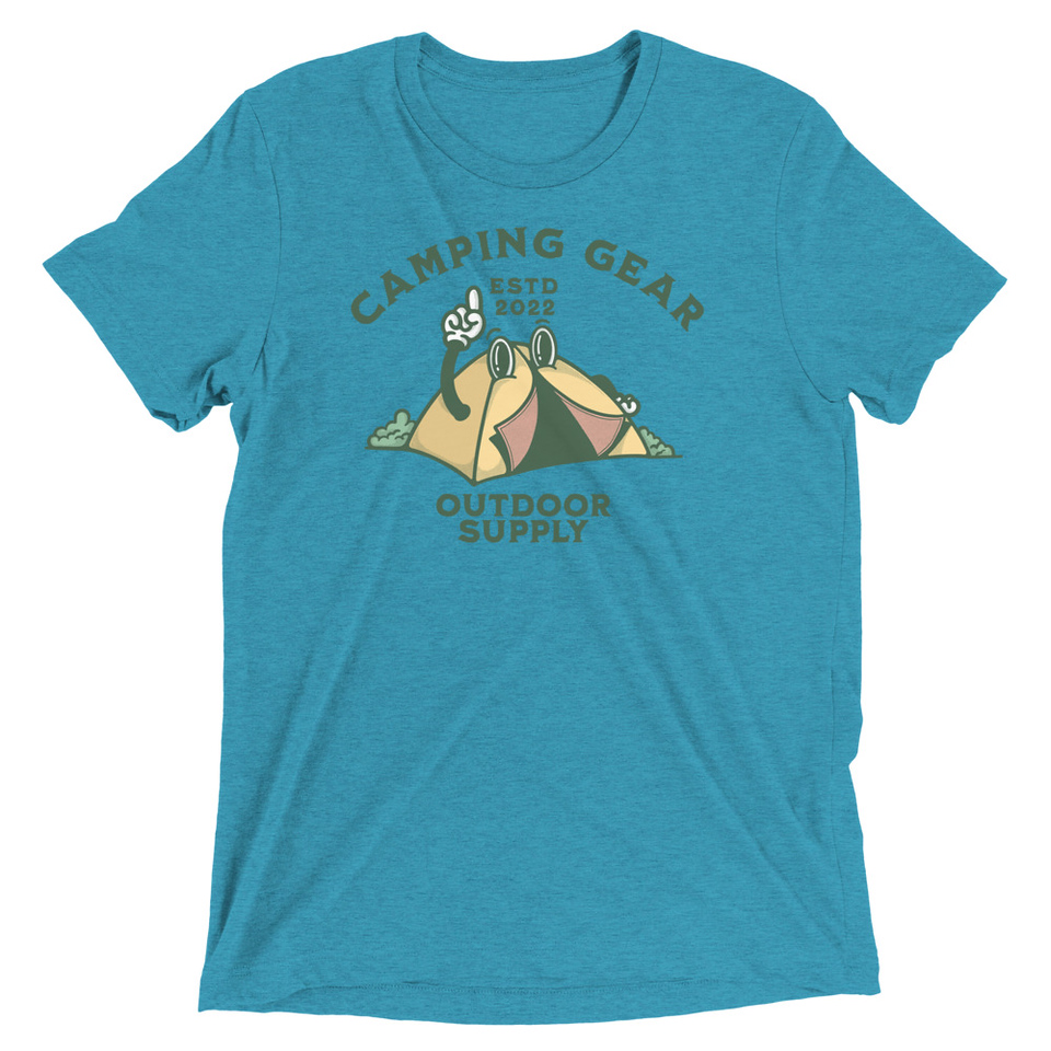 Camping Gear Unisex Tri-Blend T-Shirt