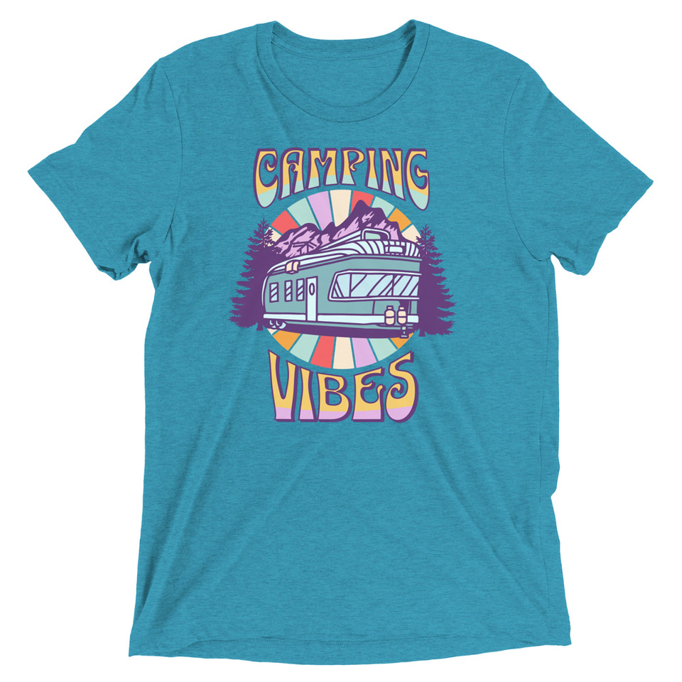 Camping Vibes Unisex Tri-Blend T-Shirt