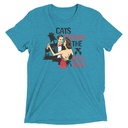 Cats Stealing the Spotlight Unisex Tri-Blend T-Shirt
