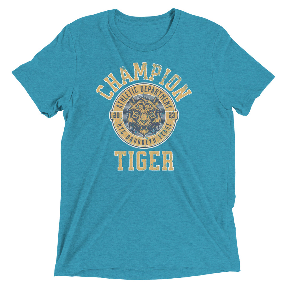 CHAMPION TIGER NYC Unisex Tri-Blend T-Shirt
