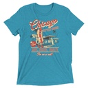 Chicago Style Hot Dogs Unisex Tri-Blend T-Shirt
