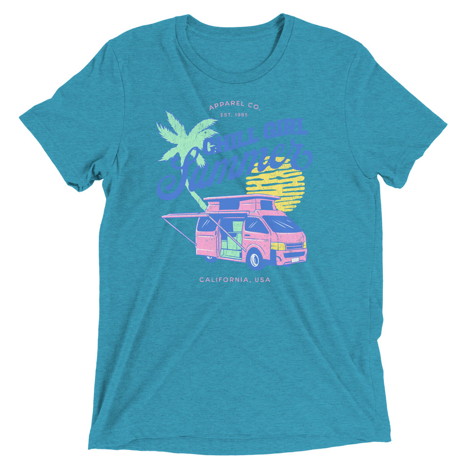 Chill Girl Summer Unisex Tri-Blend T-Shirt