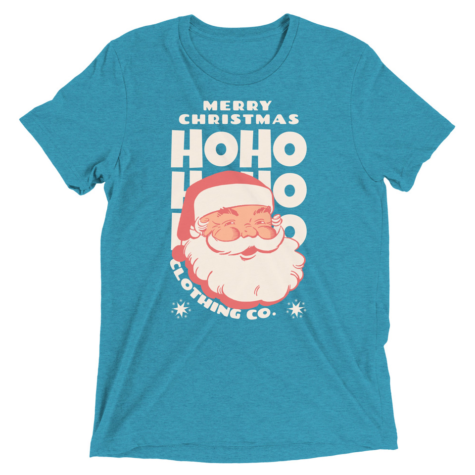 Christmas Season - Santa Claus Unisex Tri-Blend T-Shirt