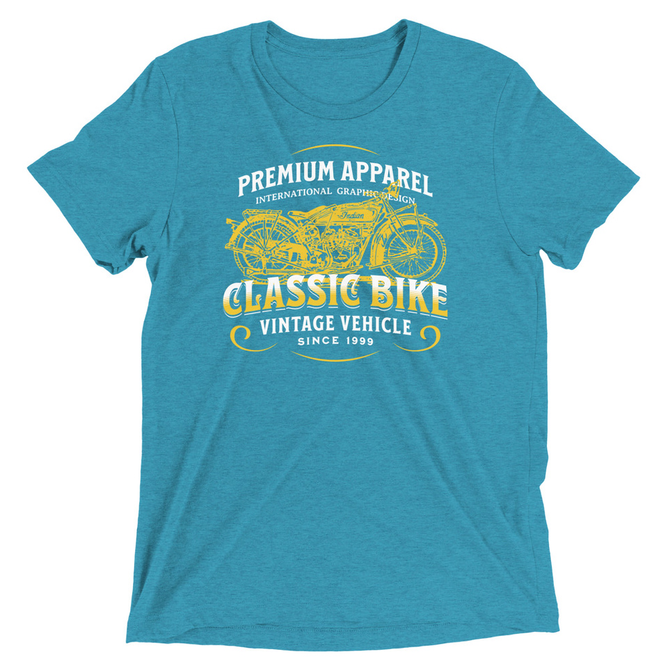 Classic Bike Unisex Tri-Blend T-Shirt
