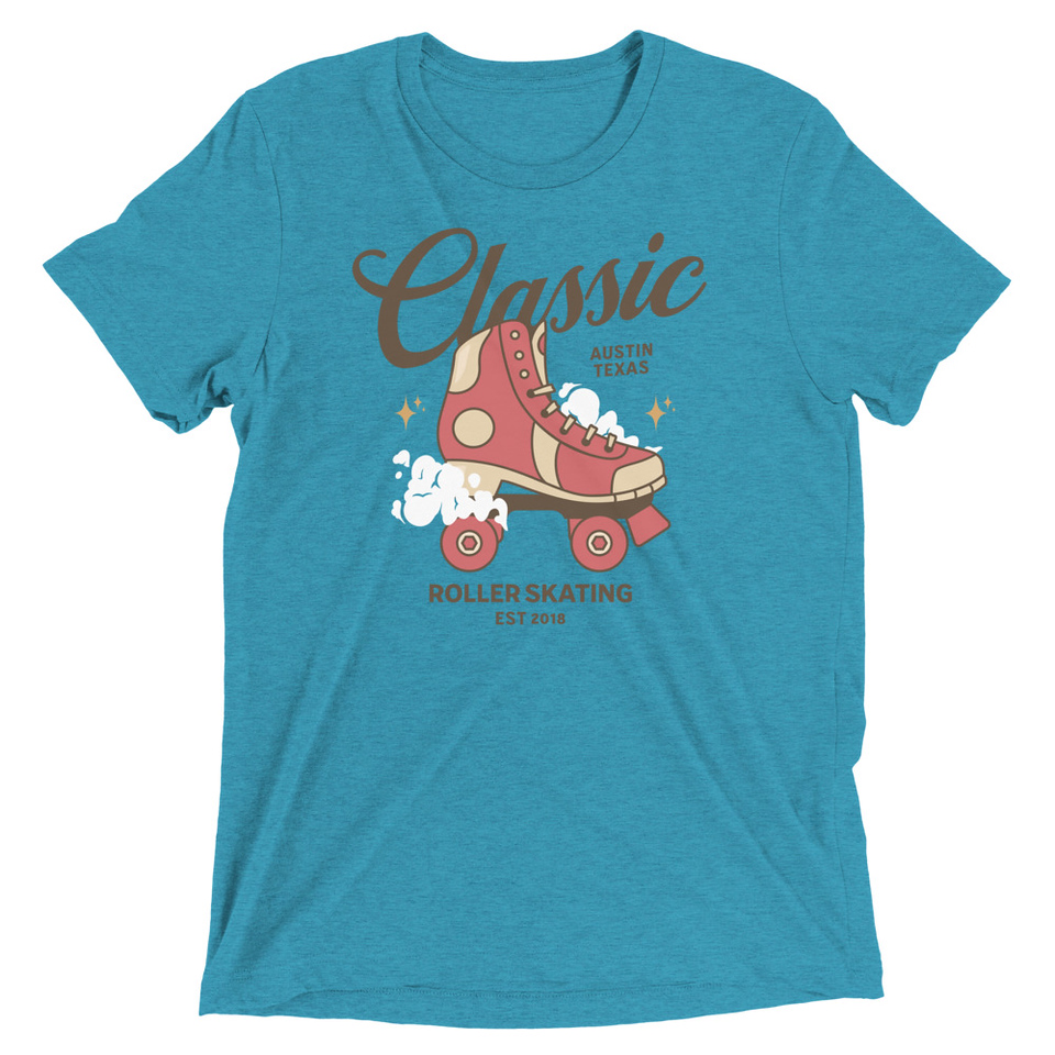 Classic Roller Skating - Sports Apparel Unisex Tri-Blend T-Shirt