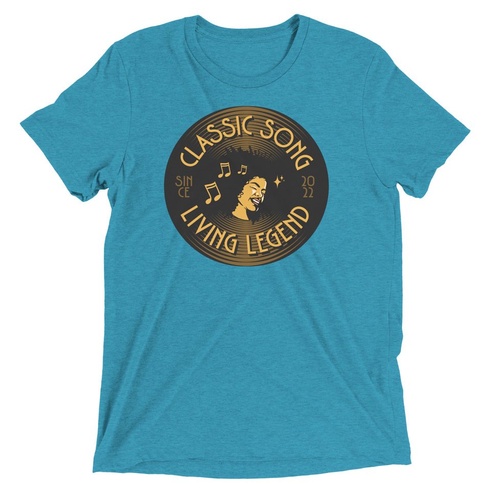 Classic Song - Music Record Unisex Tri-Blend T-Shirt