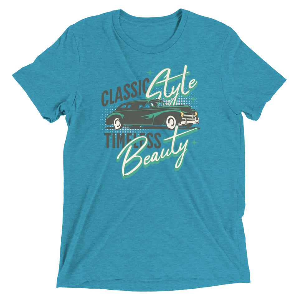 Classic Style Timeless Beauty Unisex Tri-Blend T-Shirt