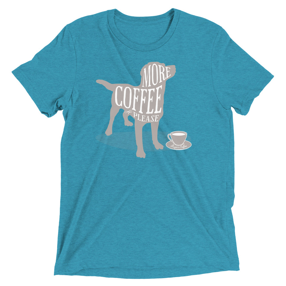 Coffee Dog Unisex Tri-Blend T-Shirt