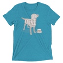 Coffee Dog Unisex Tri-Blend T-Shirt
