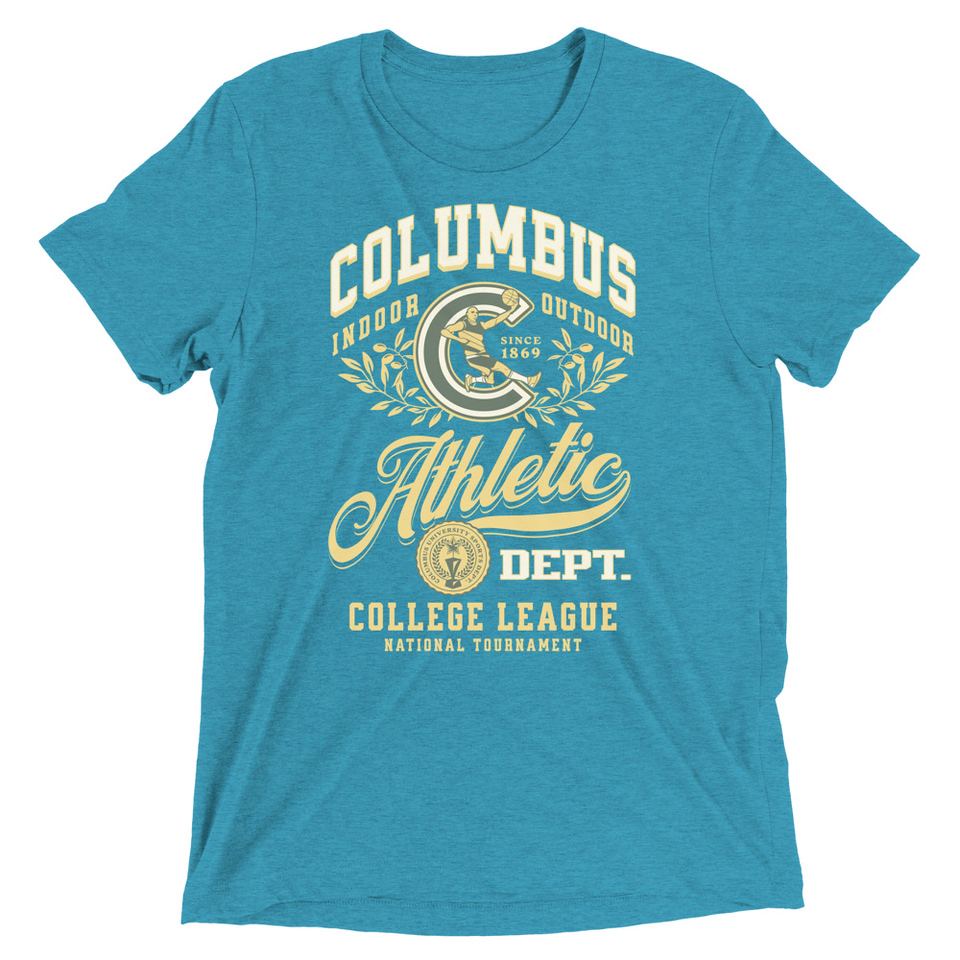 Columbus Athletic Unisex Tri-Blend T-Shirt