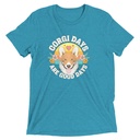 Corgi Days - Funny Animal Unisex Tri-Blend T-Shirt