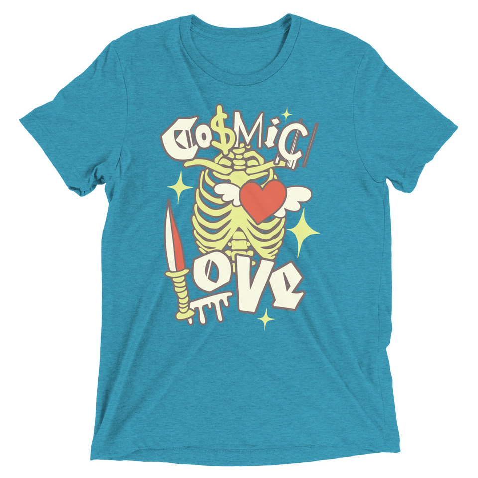 Cosmic Love (2) Unisex Tri-Blend T-Shirt