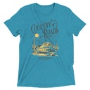 Country Roads - Wild West Unisex Tri-Blend T-Shirt
