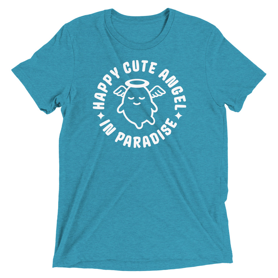 Cute Angel - Wings Unisex Tri-Blend T-Shirt