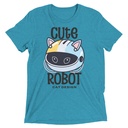Cute Cat - AI Unisex Tri-Blend T-Shirt