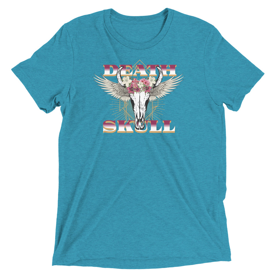 Deah Skull Unisex Tri-Blend T-Shirt