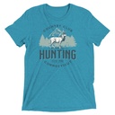 Deer Hunting Country Club  Unisex Tri-Blend T-Shirt