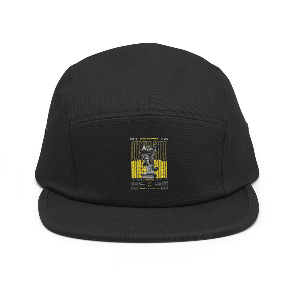 Angelic Aura Streetwear 5 Panel Cap