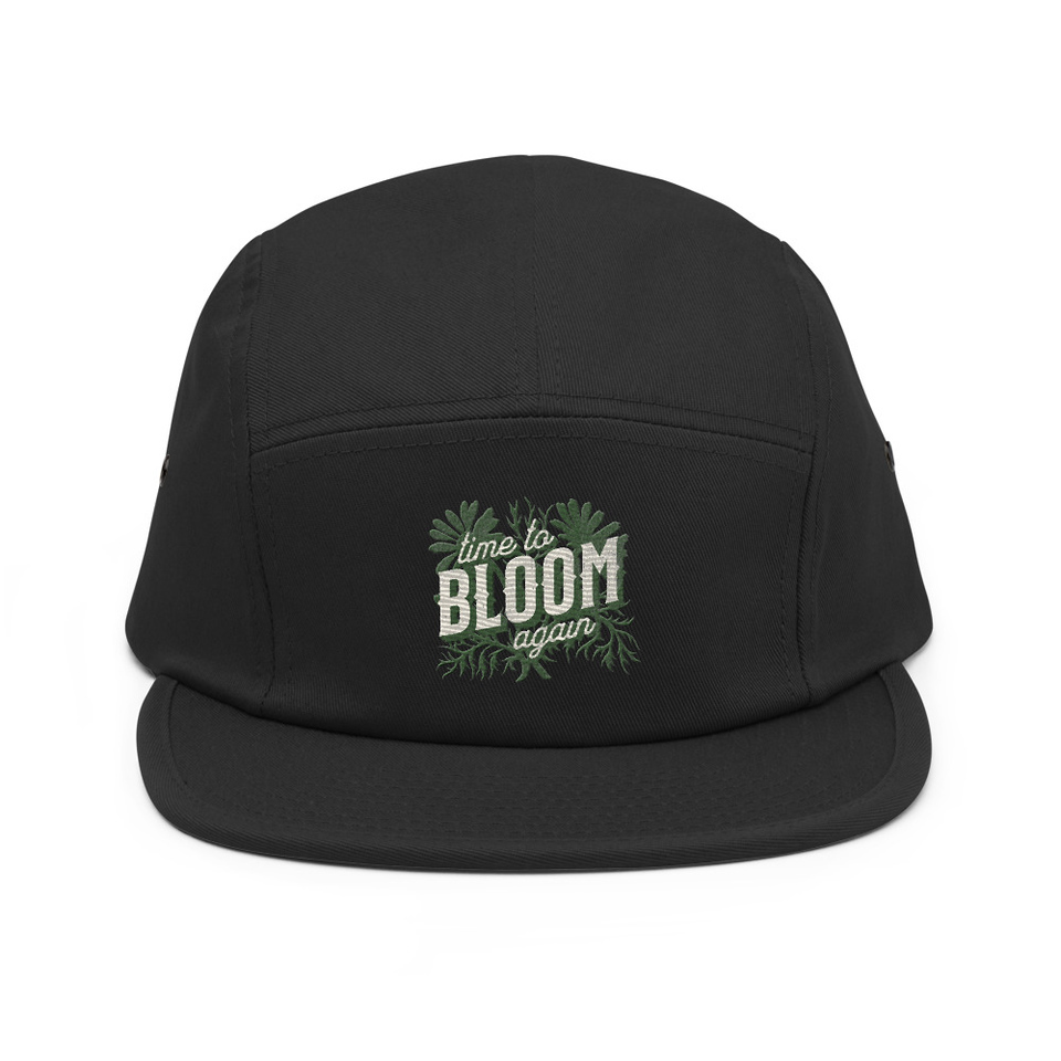 Bloom Again 5 Panel Cap