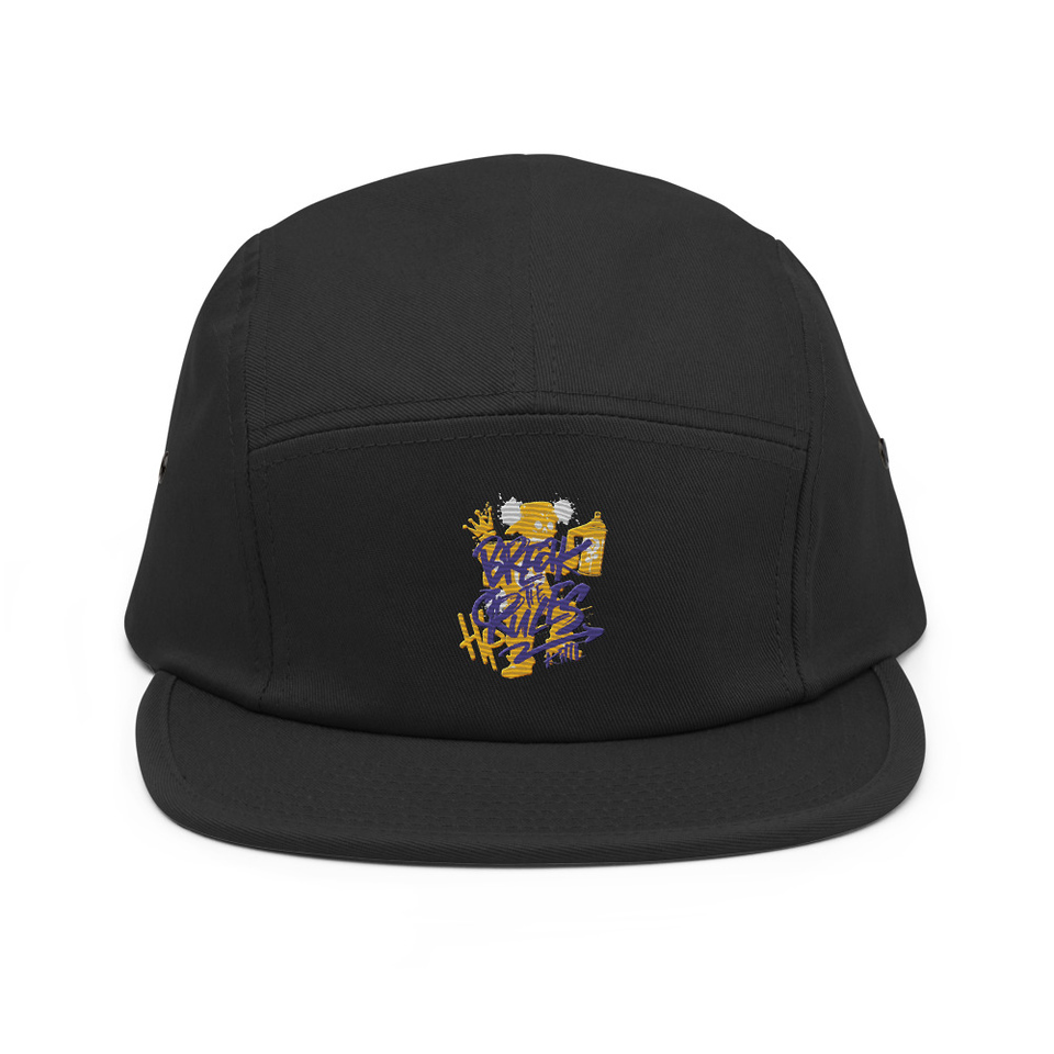 Break the Rules Graffiti - Spray Paint 5 Panel Cap