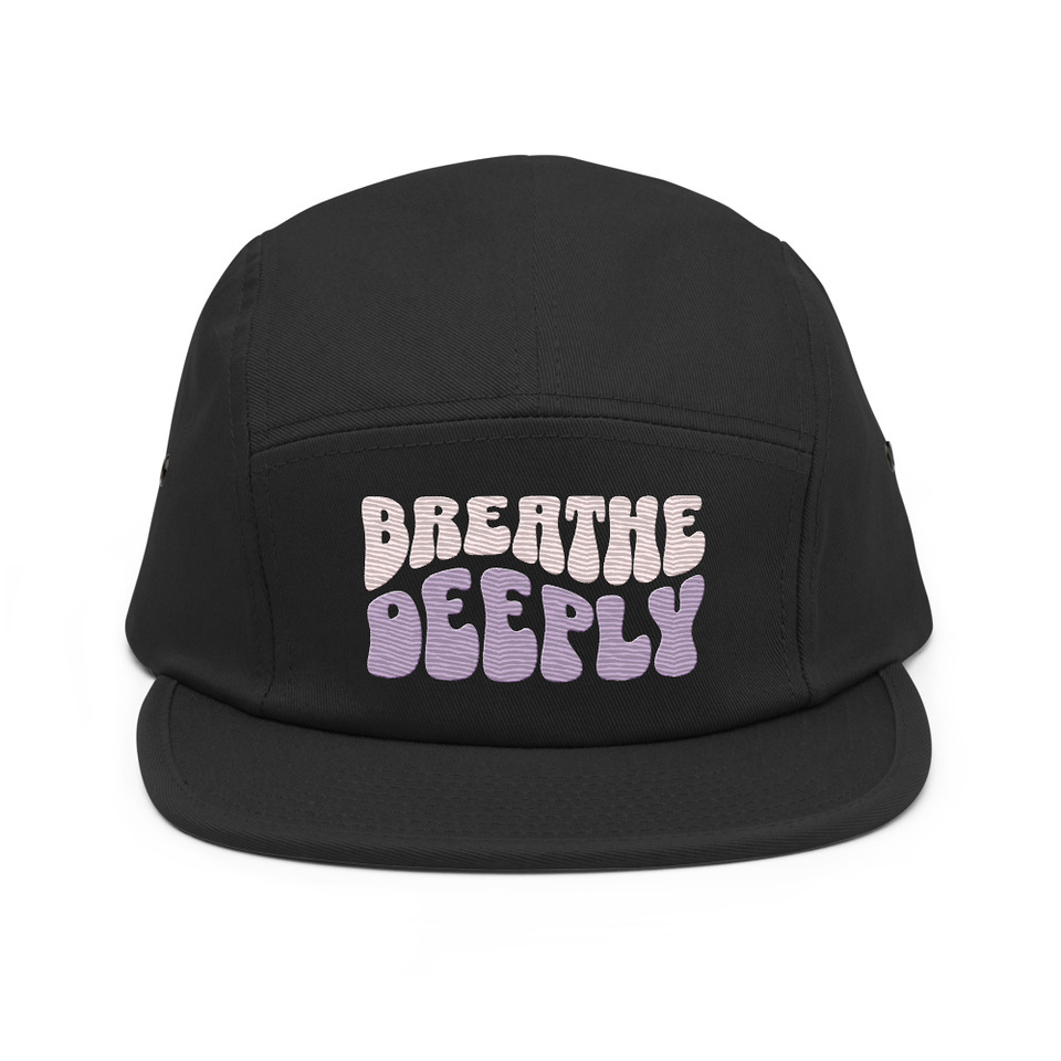 Breathe Deeply 5 Panel Cap