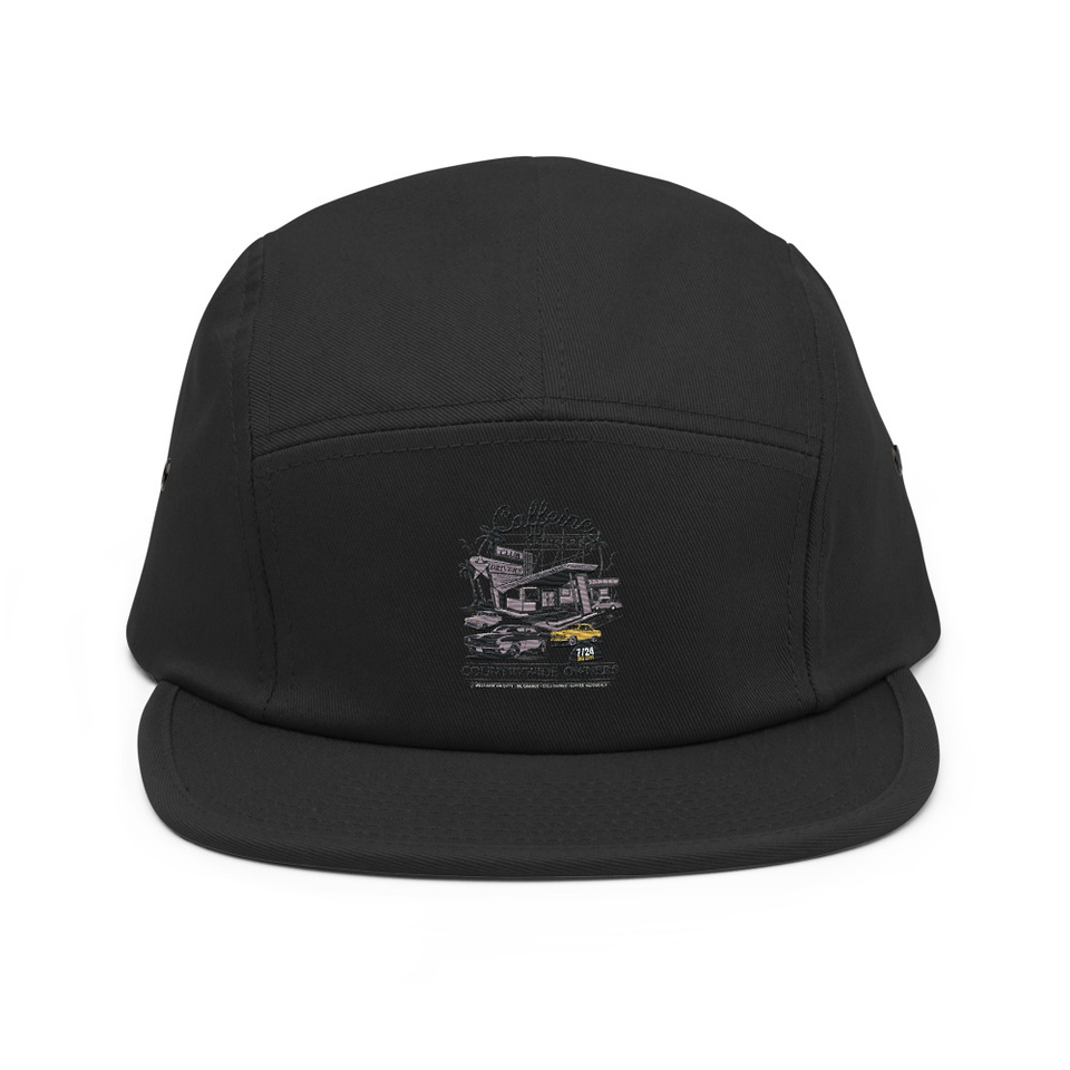 Caffeine Cruisers 5 Panel Cap