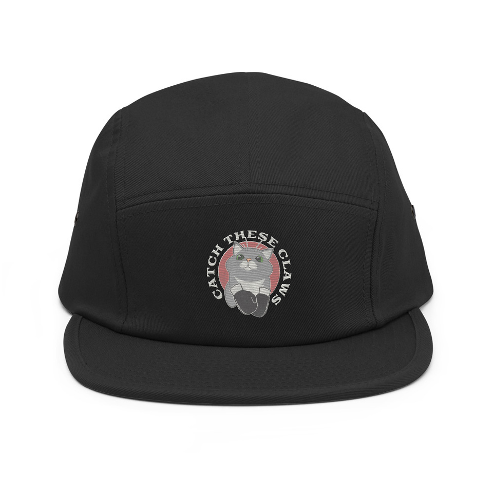 Catch These Claws - Cute Cat 5 Panel Cap