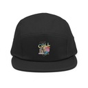 Classic Retro Illustrative Portrait Men Calling 5 Panel Cap