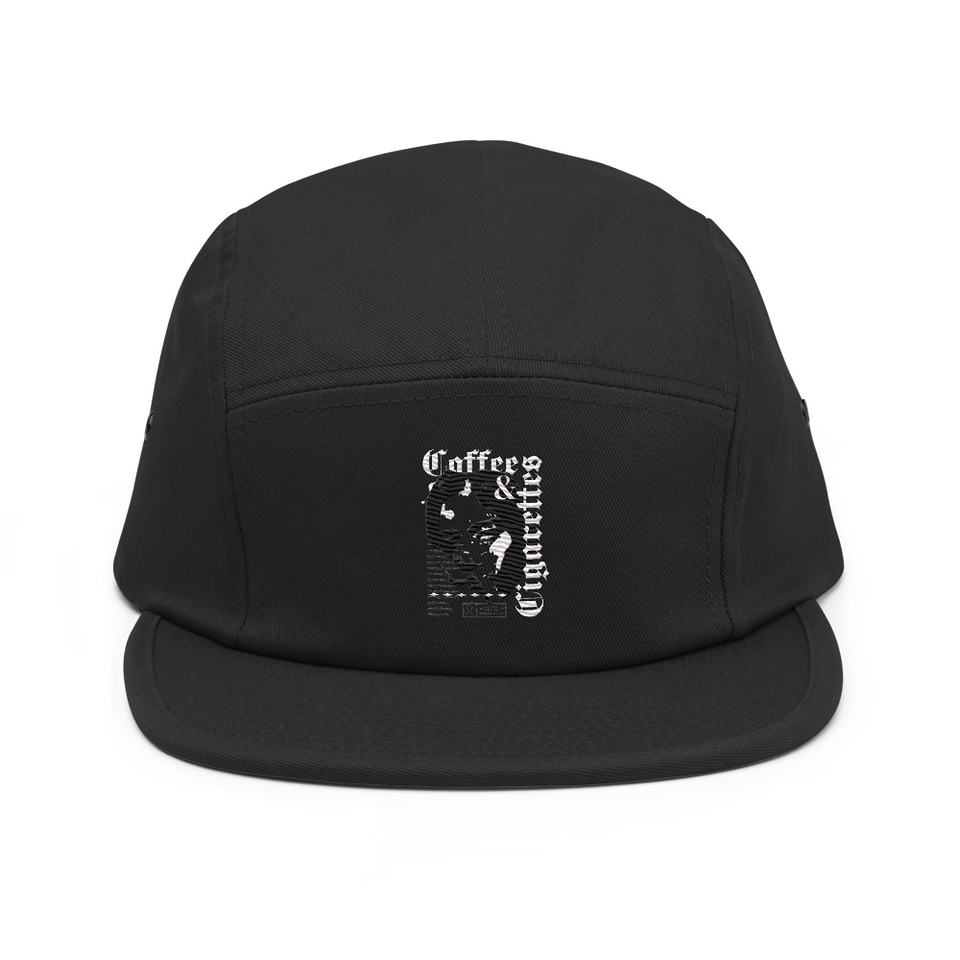 Coffee & Cigarettes 5 Panel Cap