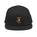 Coffee Break Cartoon Retro 90s  5 Panel Cap