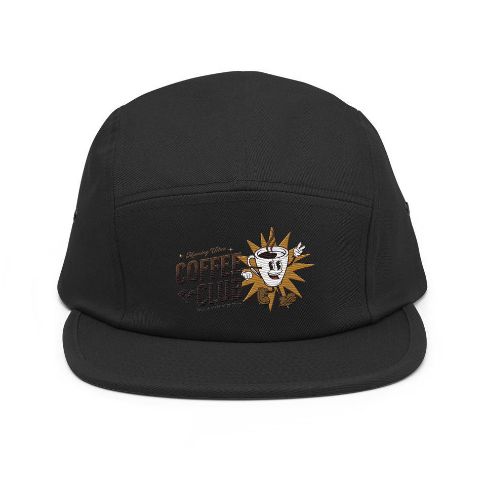 Coffee Club 5 Panel Cap