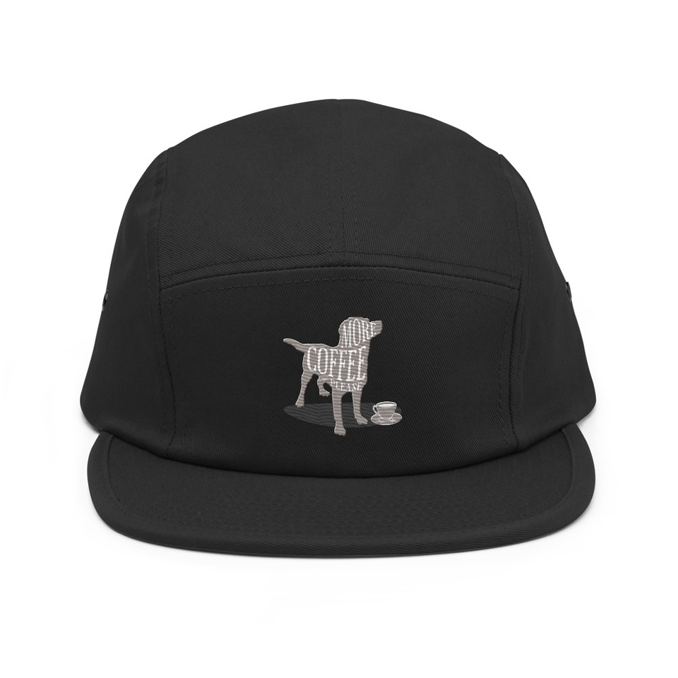 Coffee Dog 5 Panel Cap