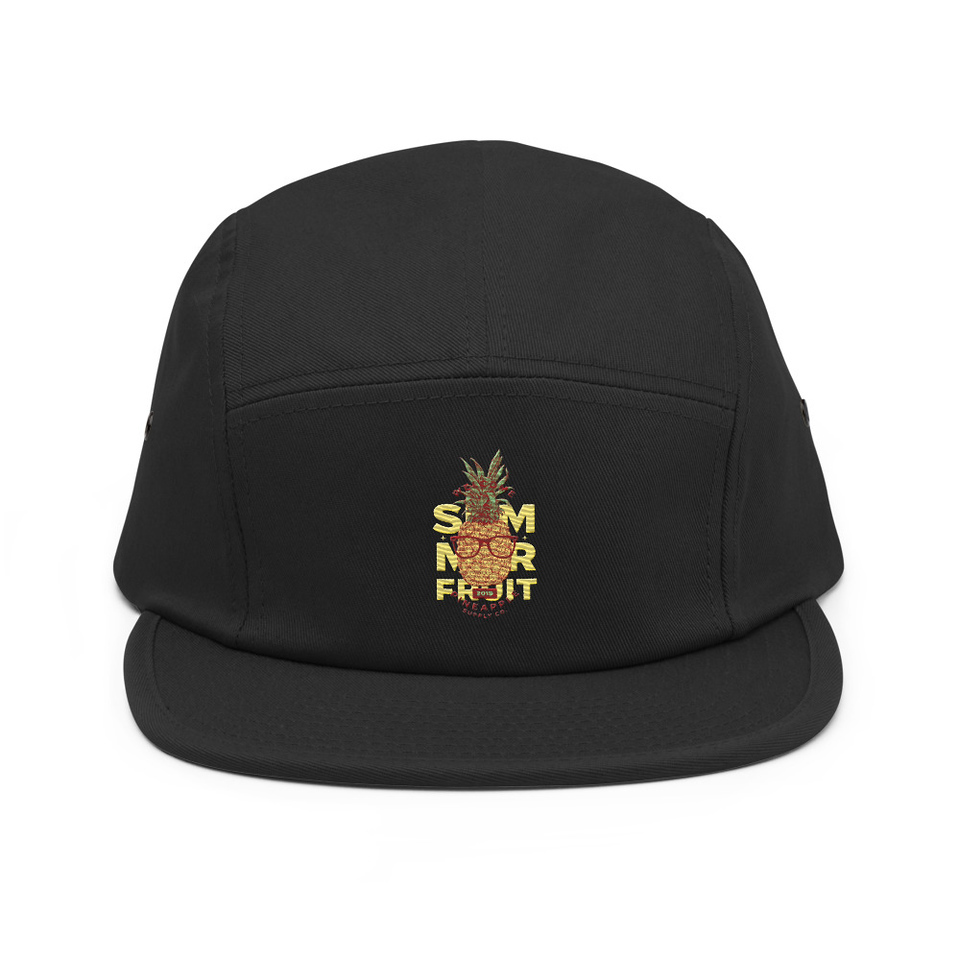 Cool Pineapple - Tropical Fruit 5 Panel Cap