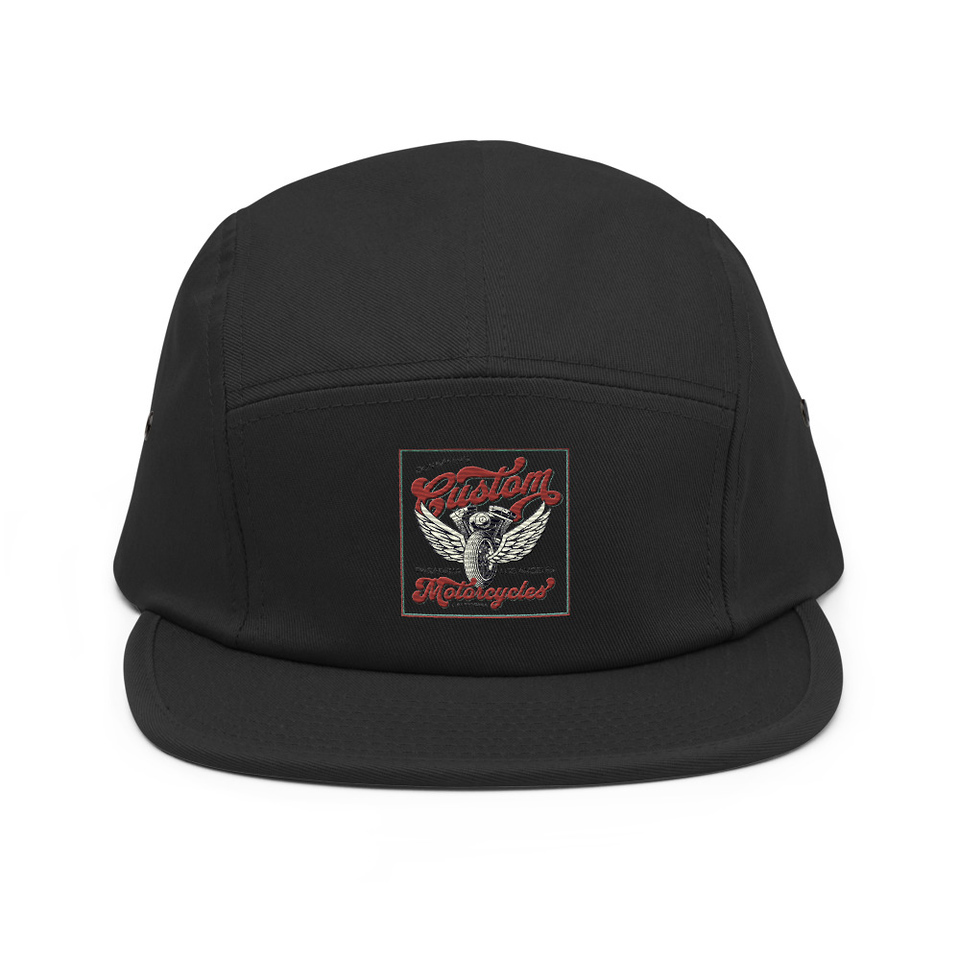 custom motorcycle  5 Panel Cap